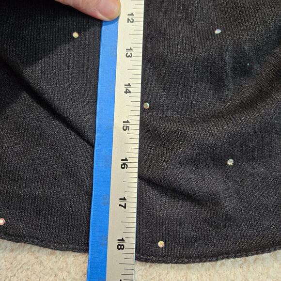 Aqua Silk Cashmere Open Front Cropped Sweater Tie Waist Size M Casual Chic - Picture 11 of 11